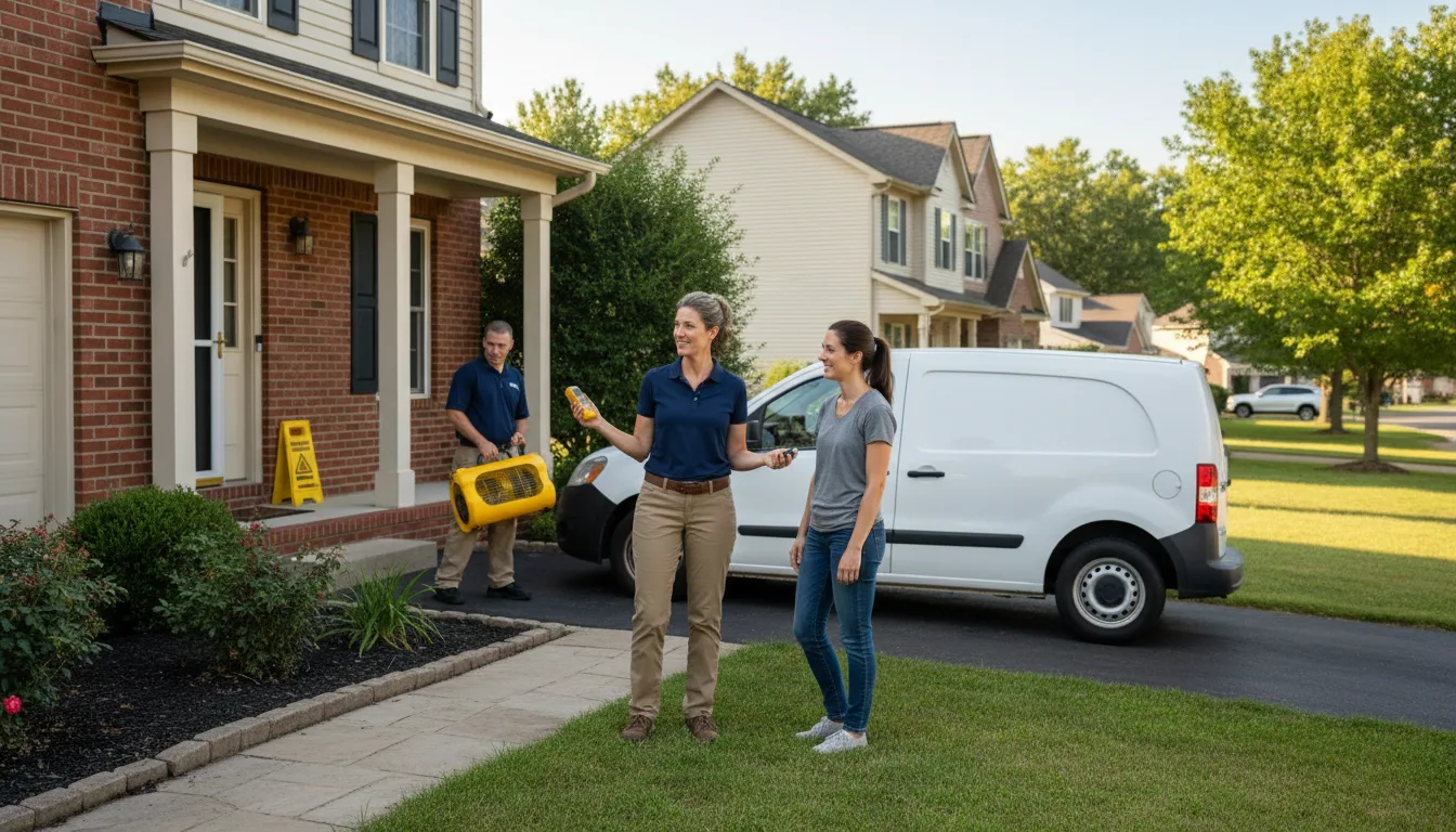 Water restoration image for Dehumidification And Cleanup Services in Hillsboro, TX